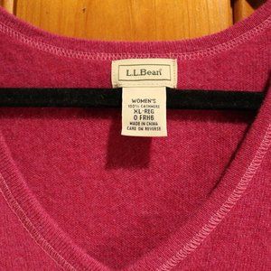 L.L. Bean Cashmere Pullover
